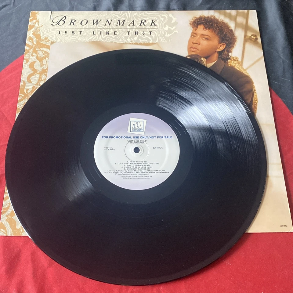 Brownmark - Just Like That (1988, Vinyl LP) “I Used To Be In Love” “Contagious” - Image 3 of 4