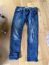 Jeans uomo vintage Lacoste W34 L34 denim gamba dritta