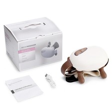 Bionic Shiatsu Neck Shoulder Massager with Heat Deep Tissue 4D Kneading Fingers