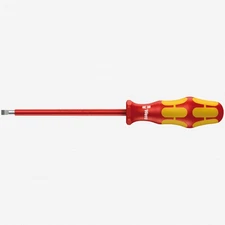 Wera 006120 Kraftform Plus VDE Slotted Screwdriver, 5.5 x 125mm
