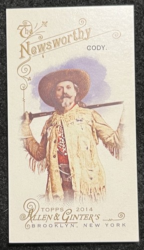 2014 Topps Allen & Ginter - Mini - Newsworthy - Buffalo Bill Cody - #88