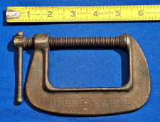 UNBREAKABLE Malleable Iron 3" C Clamp 2" throat USA MADE