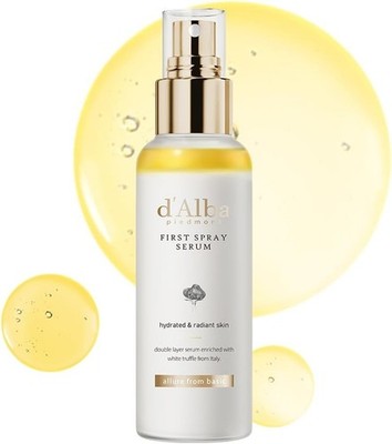 d'Alba Italian White Truffle First Spray Serum, Vegan Skin Care, Hydrating Face