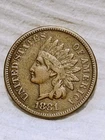 1881 ~ INDIAN HEAD CENT ~ VF+