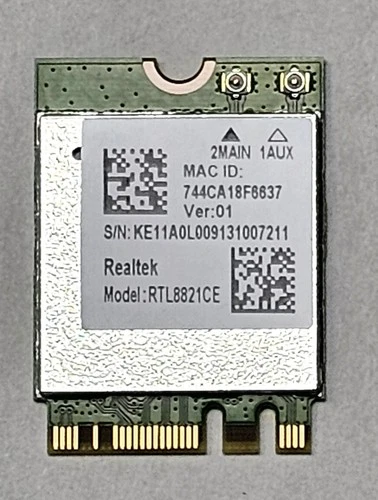 Realtek RTL8821CE WiFi Wlan Karte Combo 802.11ac Bluetoth 4.2