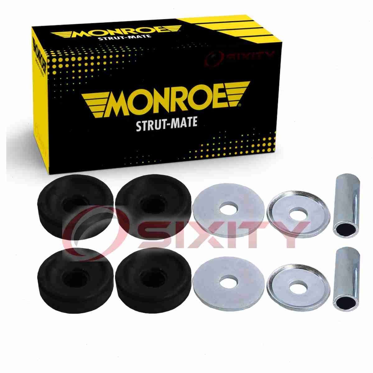 2 pc Monroe Strut-Mate Rear Suspension Strut Mounts for 2003-2011 Honda ck