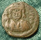 Half-Follis Ancient Coin, Carthage Mint, Ancient 1/2-Follis Bronze Coin, Phocas — photo 4