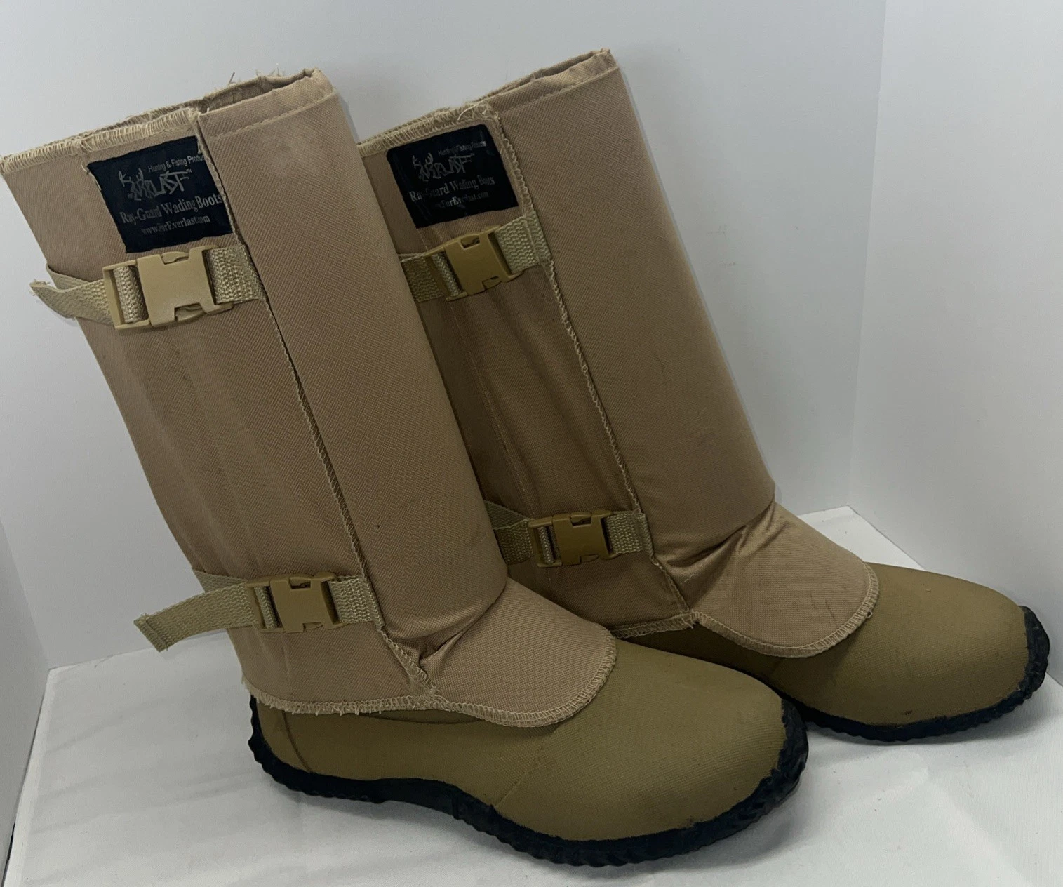 ForEverlast Ray-Guard Wading Boots Canvas Stingray Protection Mens 13 Fishing