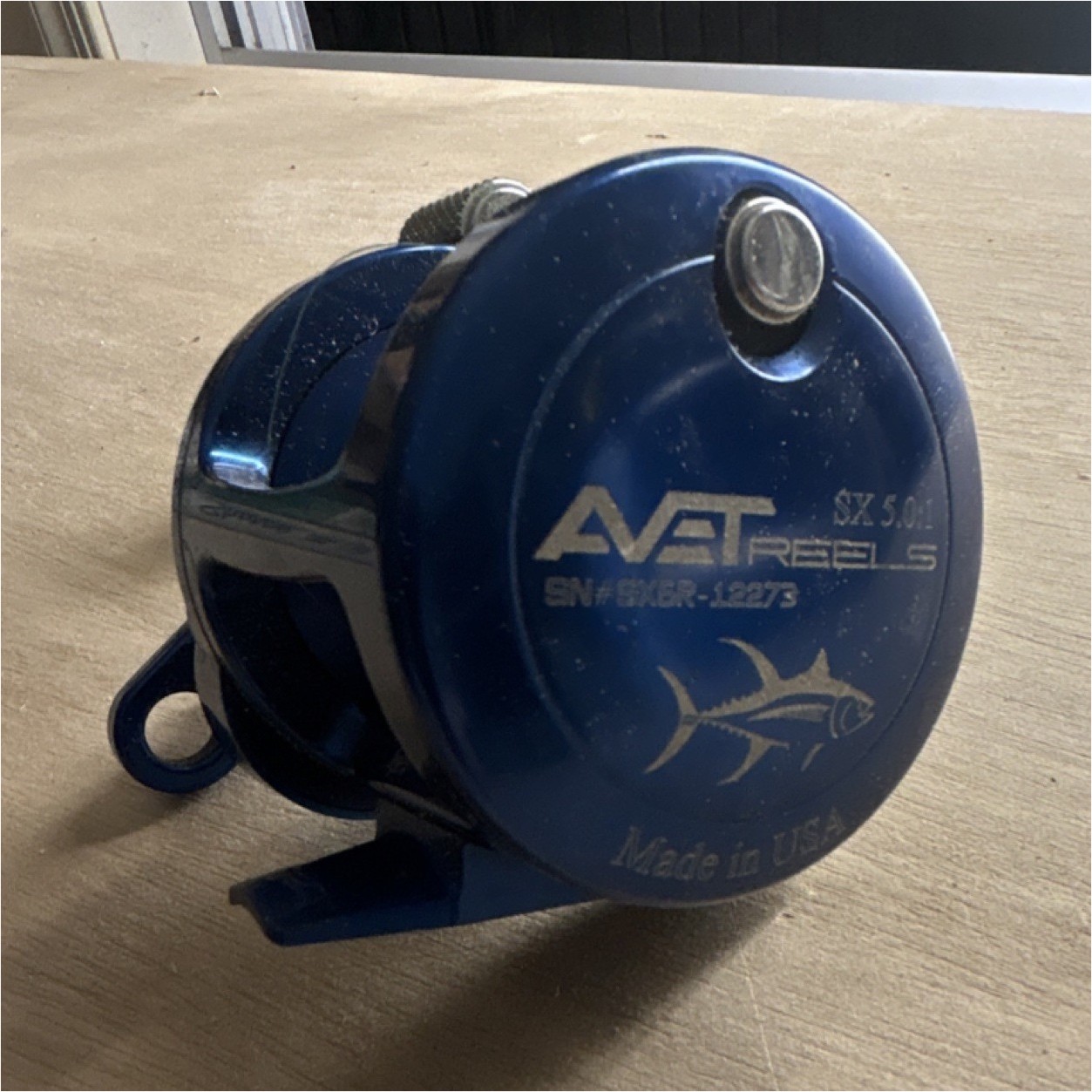 Sx 5.0:1 Blue Aluminum Fishing Reel Mpn Sxsr-12273