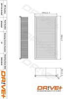 Dr!ve+ DP1110.10.0347 Luftfilter Luftfiltereinsatz FüR BMW FüR Alpina