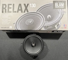 Blam car audio speakers. Relax series 130's, high-sensitivity 2 way speaker. 