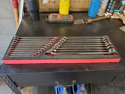 Snap On Flank Drive Plus 19 Peice Master Wrench Set Metric 7mm-25mm