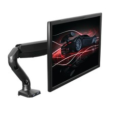 Single Monitor Arm Desk Mount with 2 USB Ports, Adjustable Height  Tilt