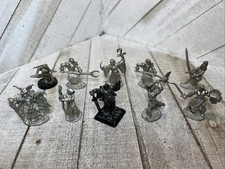 Reaper Metal Miniatures Lot 10   Fantasy RPG Figures, Mixed Styles