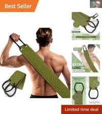 38.5 Inch Ergonomic Exfoliating Back Scrubber with Upgraded Handles for Spa Feel