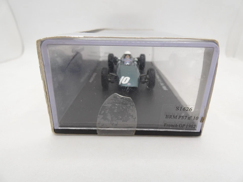 BRM P57 Richie Ginther #10 GP Francese 1962 S1626 Spark 1/43 F1 Formula 1 - Immagine 3 di 3