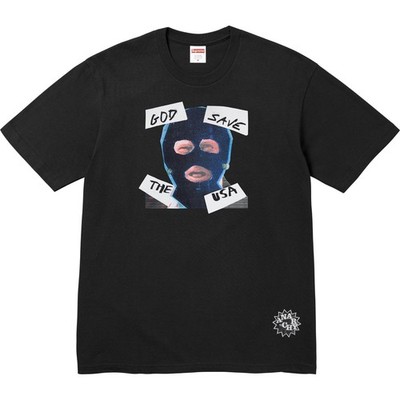 Supreme God Save Us Tee / Fuchsia /希少S Supreme God Save Us Tee Fuchsia Black Royal Olive White 5colors