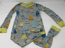 Little Sleepies Bamboo Monsters Lounge Set Size 4t Long sleeve