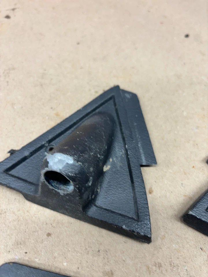 Ford Mustang Capri 1979 1981 1982 1986 espejo retrovisor remoto moldura cubierta paneles par Foto 3 de 4