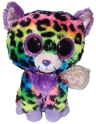 Ty Beanie Boos - TRIXIE the Leopard Justice Excl. 6'' NEW MWMT Stuffed Animal Toy