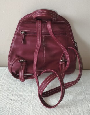 Tignanello Leather Red Backpack.. TIGNANELLO Women main image 3