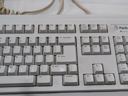Vintage Packard Bell Mechanical Keyboard 5130 Clicky Keyboard UNTESTED - Picture 6 of 11