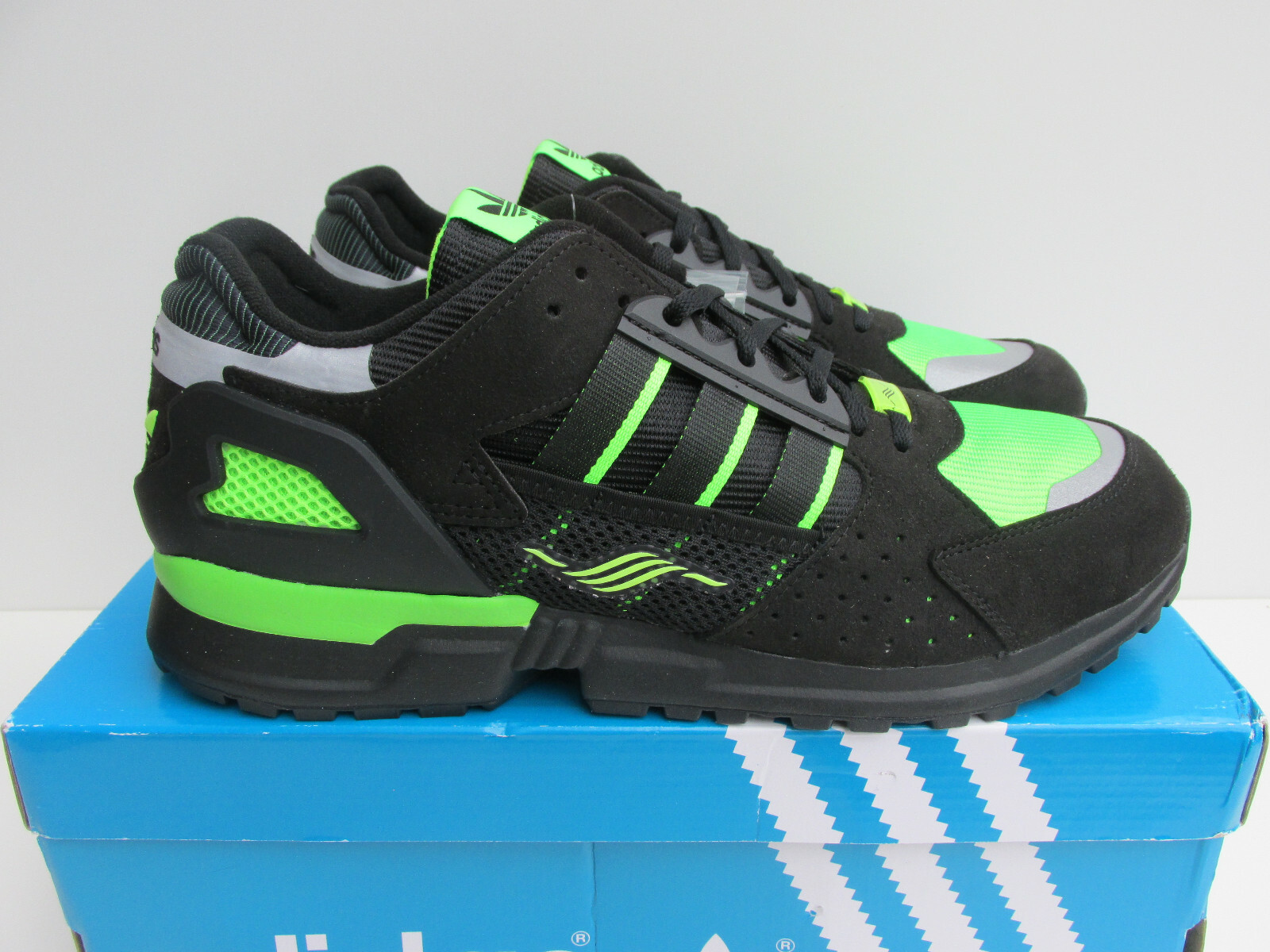 Size UK 9 - adidas ZX 10000C Solar Green 2020 for sale online | eBay