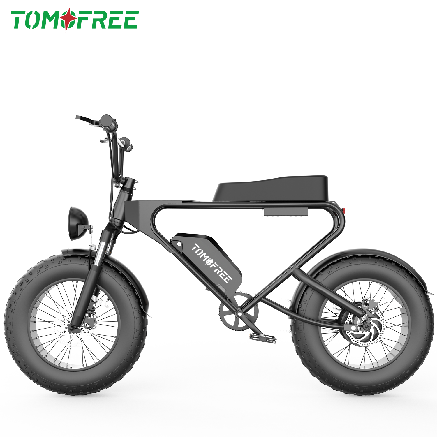 TOMOFREE 1200W Electric Bike 48V 20Ah 30mph E bike for Aldult Offroad