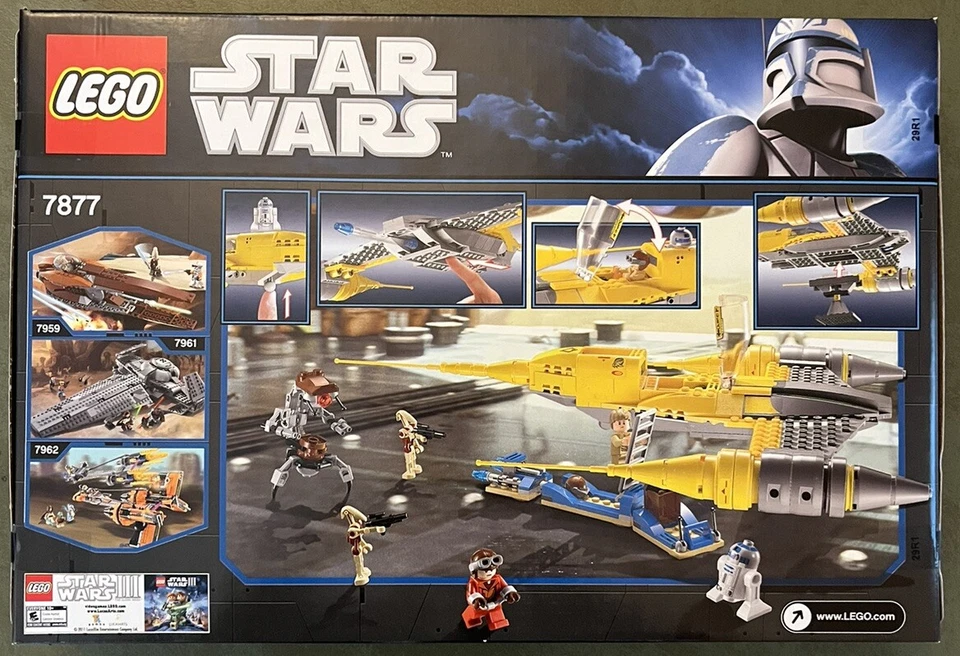 Lego Star Wars Naboo Starfighter 7877- Sealed New Retired - Image 2 of 4