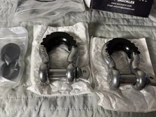 AUTMATCH D Ring Shackle 3/4" Shackles (2 Pack) 41,887Ibs Break Strength with 7/8