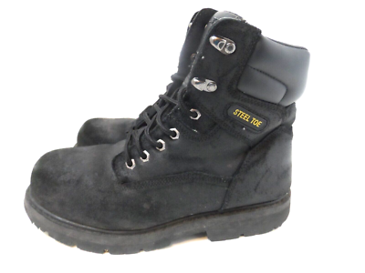 Brahma Mens Black Steel Toe ASTM F2413-18 3M Thinsulate Work  display picture 3