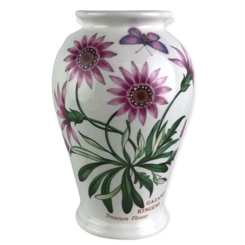 Portmeirion England Botanic Garden Canton Vase #3 Treasure Flower 6.75&#034; U14