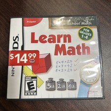 Learn Math: Grade School Math (Nintendo DS, 2009) CIB Tested