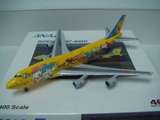 All Nippon Airways ANA B747-400D "Pokemon - Pikachu Jet" 1:400
