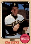 1993 Baseball Card Magazine '68 Topps Style # BBC1 Andy Van Slyke Pirates