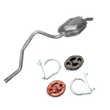 Nachschalldämpfer Auspuff Ford Mondeo 1.8i 16V Turnier Endtopf + Anbausatz