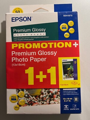 Epson Photo Paper Premium Glossy Doppelpack à 50