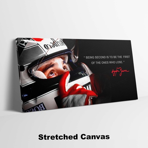 Ayrton Senna Quote tela F1 icona moderna da parete art deco spot colore - Foto 4 di 15