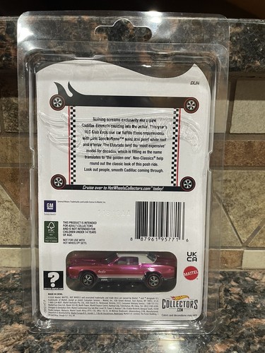 Hot Wheels RLC Custom Eldorado - Pink - Vintage RLC Redline - Picture 2 of 2