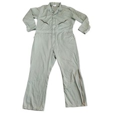 Vintage Walls Master Made Khaki Green Coveralls XL Regular USA Made 100 Cotton