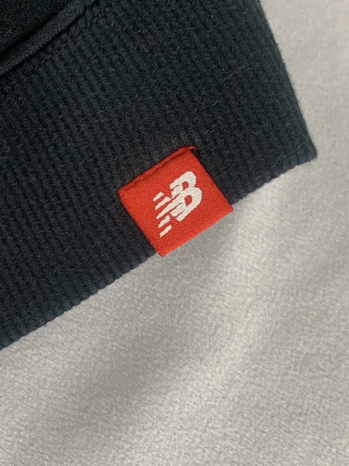 New Balance Sudadera con Capucha Niños Grande 14/16 Negro Pullover Unisex Sudadera con Capucha Foto 3 de 4