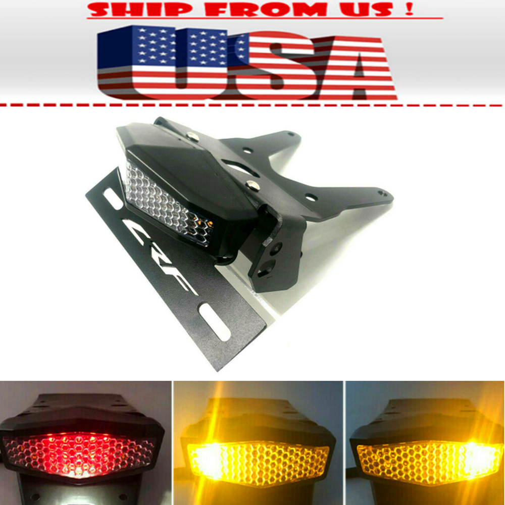 For HONDA CRF 250L 20122021 Fender Eliminator Kit LED Brake Light Turn Signal eBay