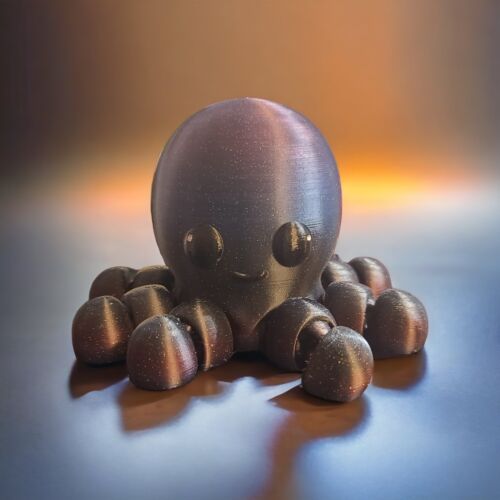 3d print, fidget, Octopus,  keychain for adult or kids, birthday,  party favors - Picture 1 of 6