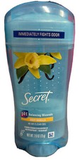 Secret Clear Gel 48 HR Antiperspirant Deodorant, Cozy Vanilla 2.6 oz Exp 8/2024