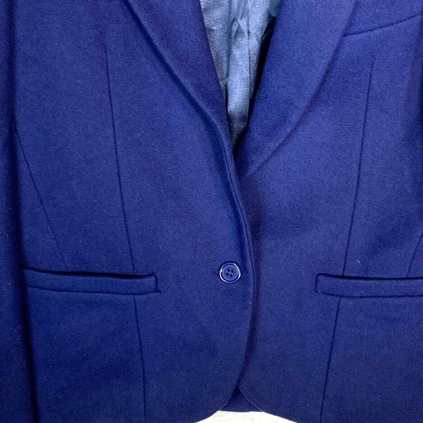 Kenzo Cashmere Wool Navy Blue Blazer Women’s Size US 6 eBay