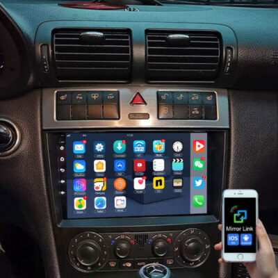 Android 13 Autoradio für Mercedes Benz C-Klasse W203 W209 2005-2009 GPS WIFI FM