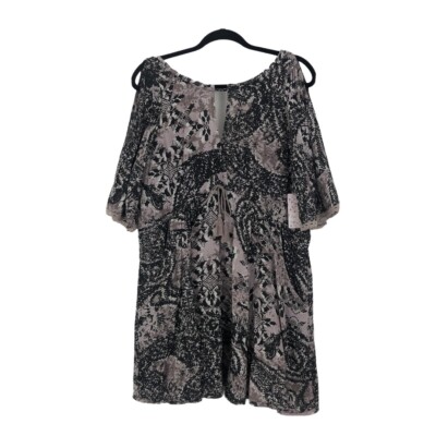knee length dresses for ladies Love Birds Fitted Mini Dress – Lazy Oaf main image 1