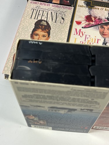 VHS Lot Classic Movies Bacall Holden Bogart Hepburn Zhivago Greatest Story Ever - Picture 10 of 11