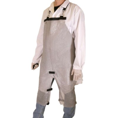 US Mesh Stainless Steel Chainmail Apron, Size 26'' x 34'', Split Leg, *BRAND NEW*