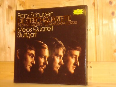 Signed Signiert PETER BUCK MELOS QUARTET Schubert String Quartets DGG 7 LP BOX